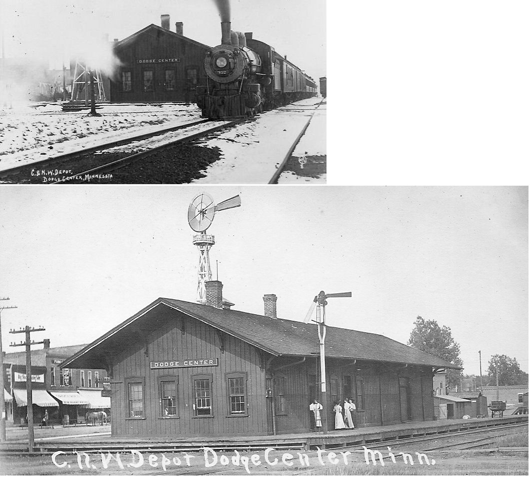 Dodge County Minnesota Railroad Stations
