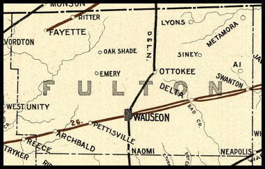 Fulton County Ohio Railroad Stations